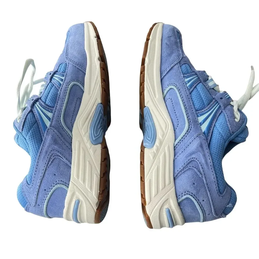 Vionic 23Walk Classic Walking Sneakers Size 5 Blue Azure Suede Arch Support Bio